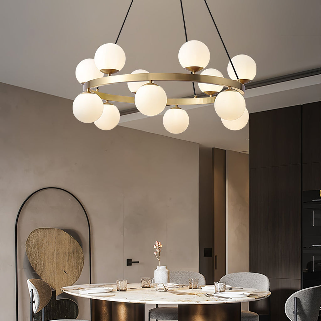 Morvenune Glass Chandelier-Moonnatur