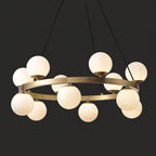 Morvenune Glass Chandelier-Moonnatur