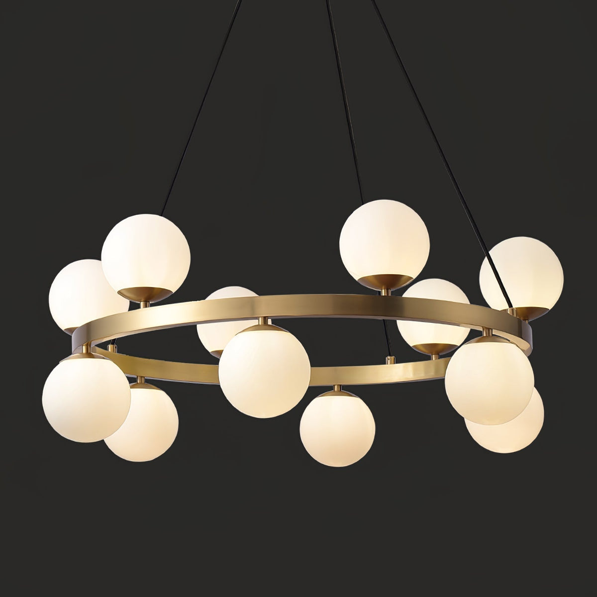 Morvenune Glass Chandelier-Moonnatur