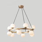 Morvenune Glass Chandelier-Moonnatur