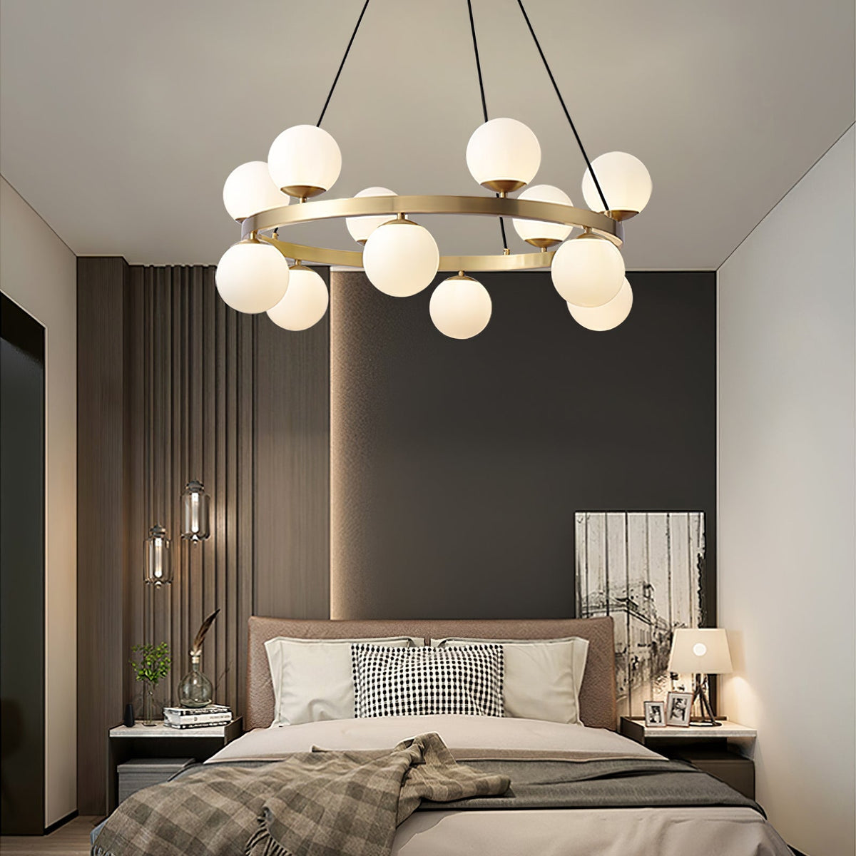 Morvenune Glass Chandelier-Moonnatur