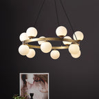 Morvenune Glass Chandelier-Moonnatur