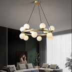 Morvenune Glass Chandelier-Moonnatur