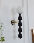 Ansellyn Glass Wall Light-Moonnatur