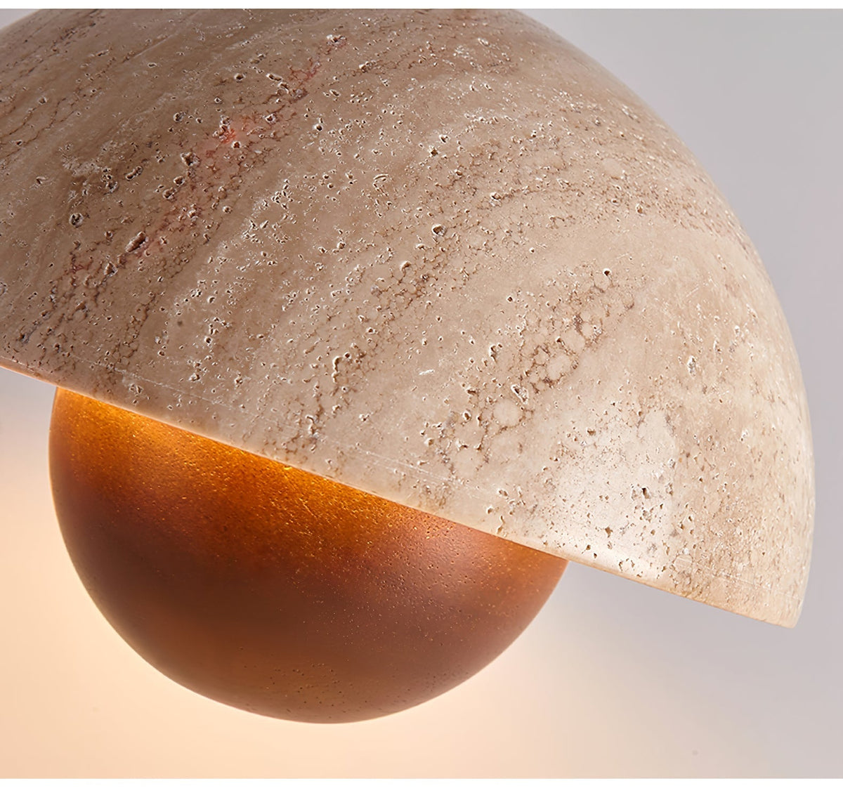 Oakenenna Travertine Pendant Light-Moonnatur