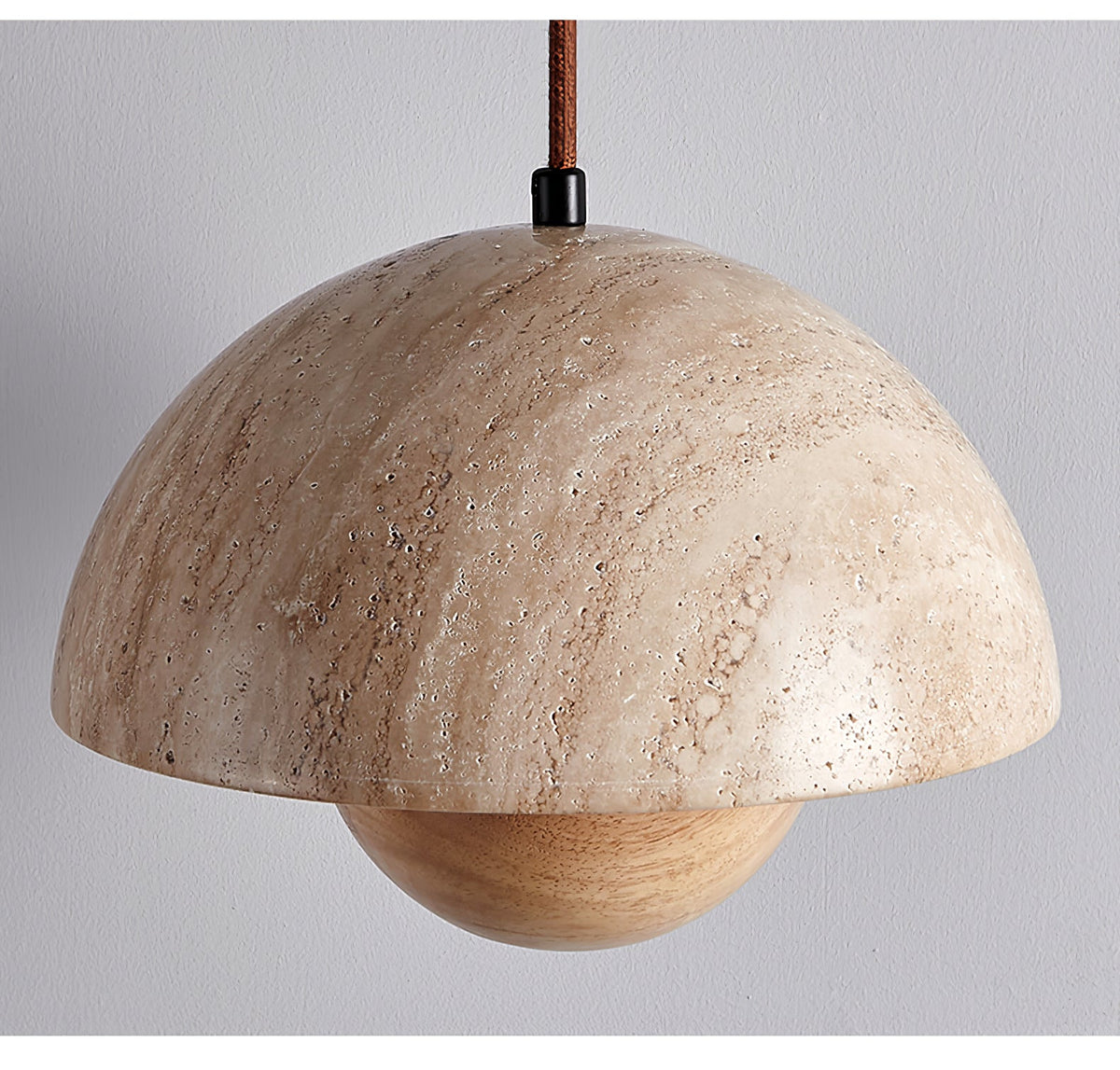Oakenenna Travertine Pendant Light-Moonnatur