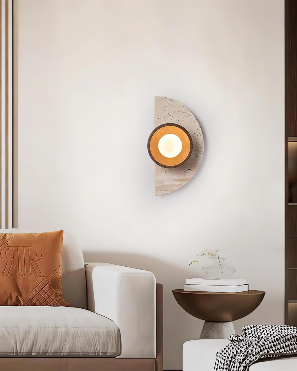 Urenhaven Travertine Wall Light-Moonnatur