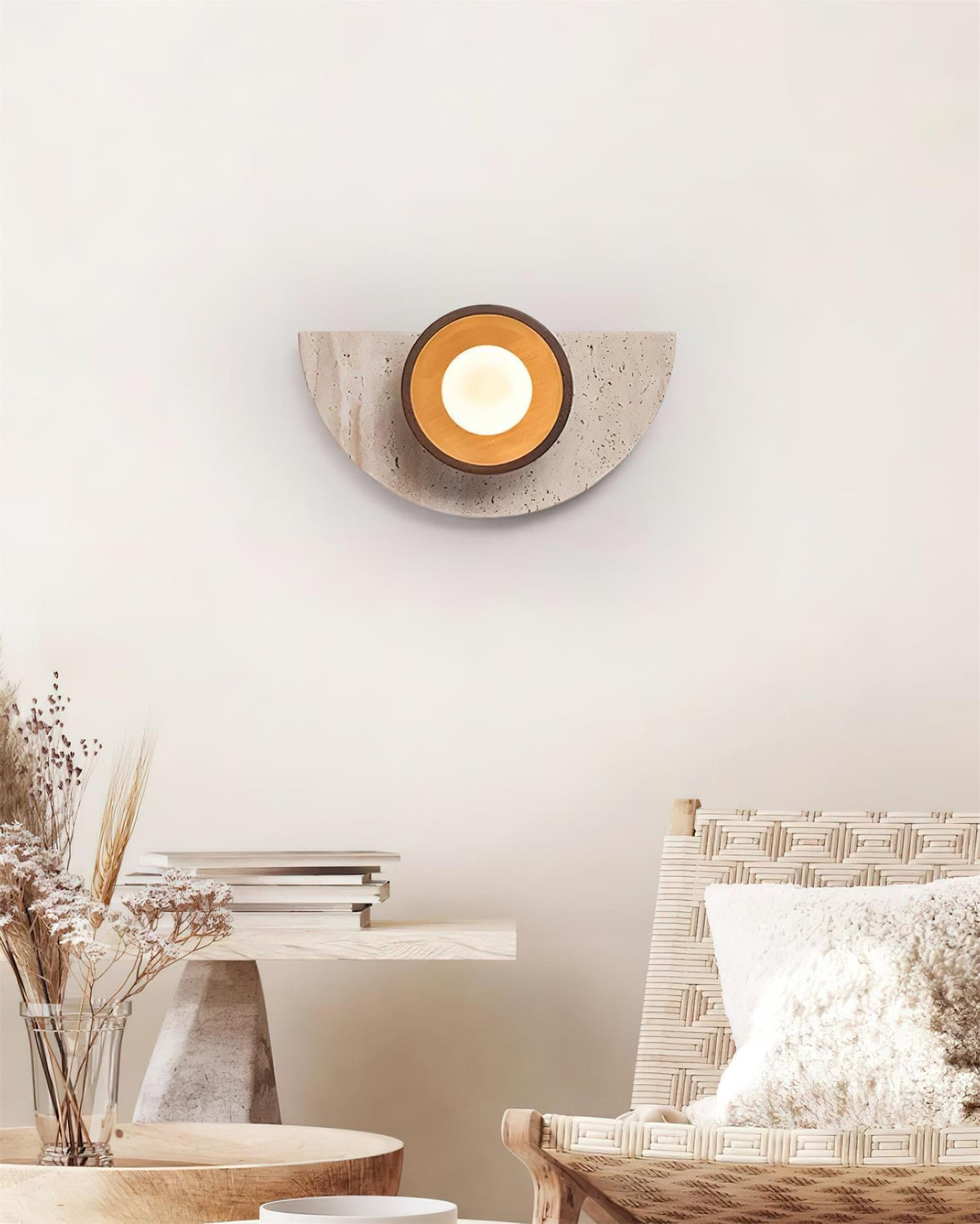 Urenhaven Travertine Wall Light-Moonnatur