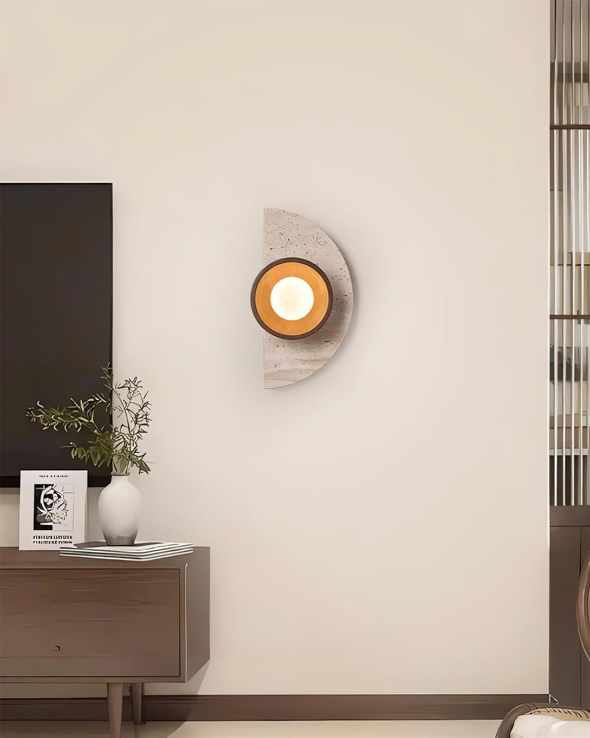 Urenhaven Travertine Wall Light-Moonnatur