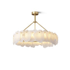 Woldendale Alabaster Chandelier-Moonnatur