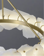 Woldendale Alabaster Chandelier-Moonnatur
