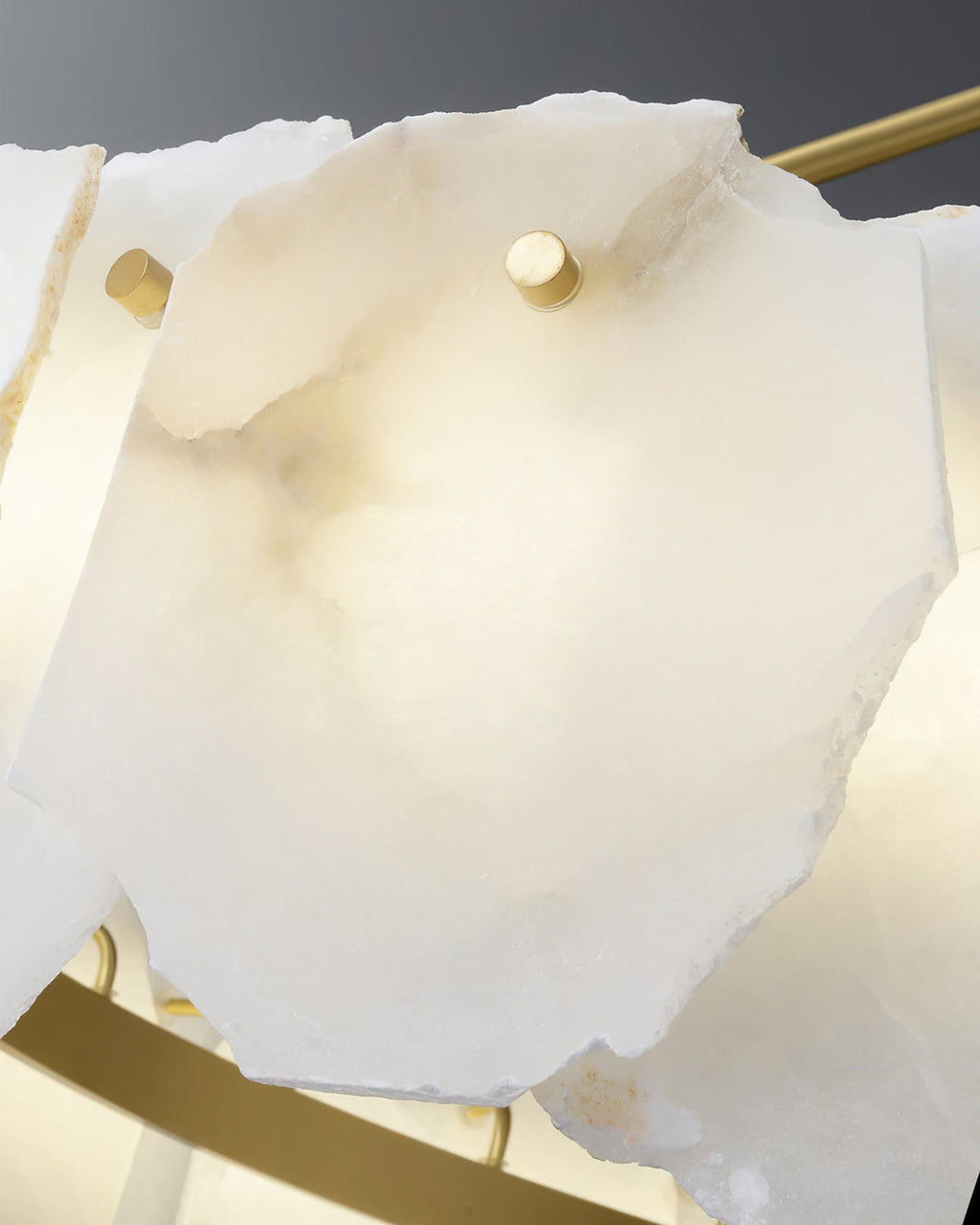 Woldendale Alabaster Chandelier-Moonnatur