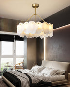 Woldendale Alabaster Chandelier-Moonnatur