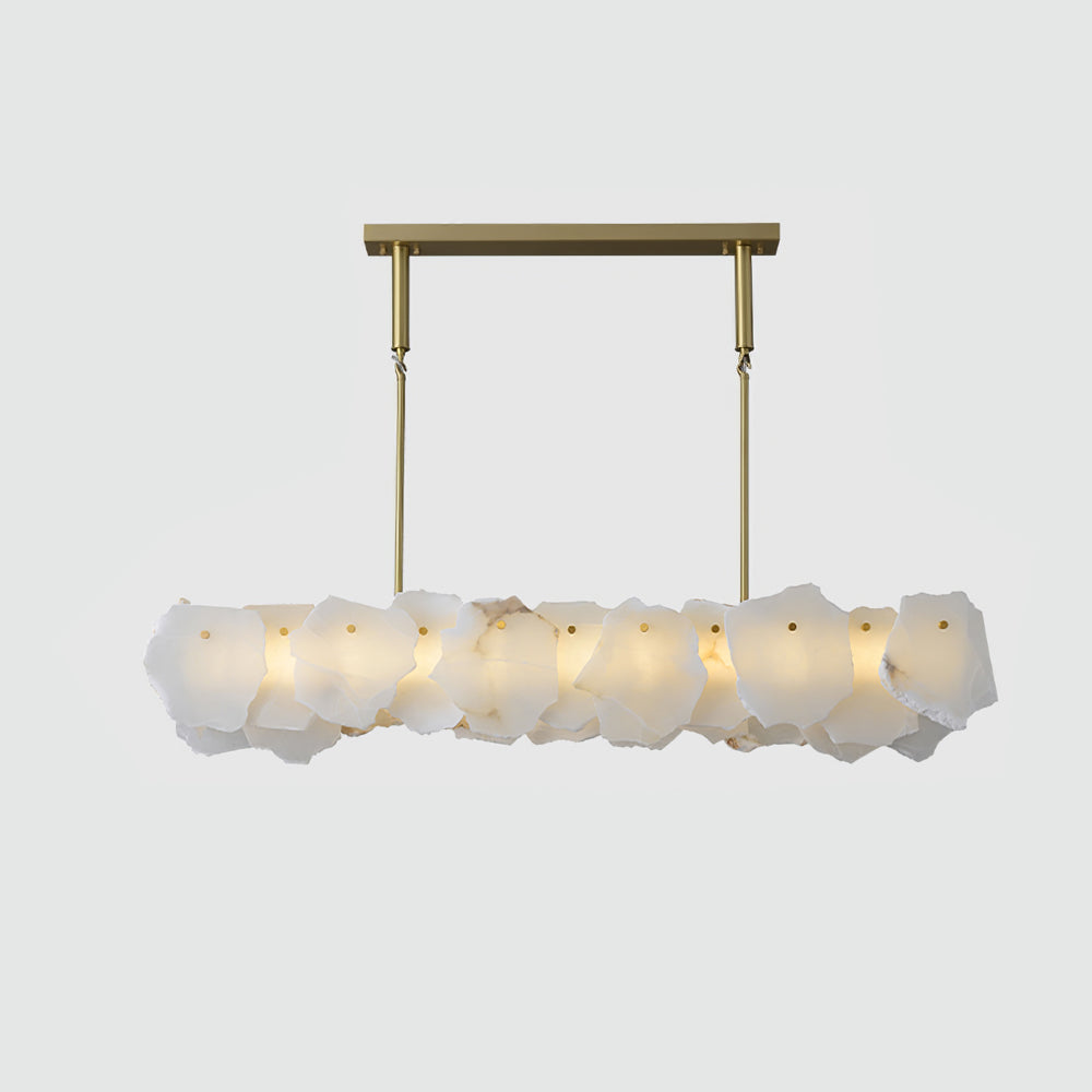 Woldendale Alabaster Chandelier-Moonnatur