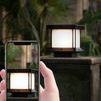 Savenmoss Glass Post Light-Moonnatur