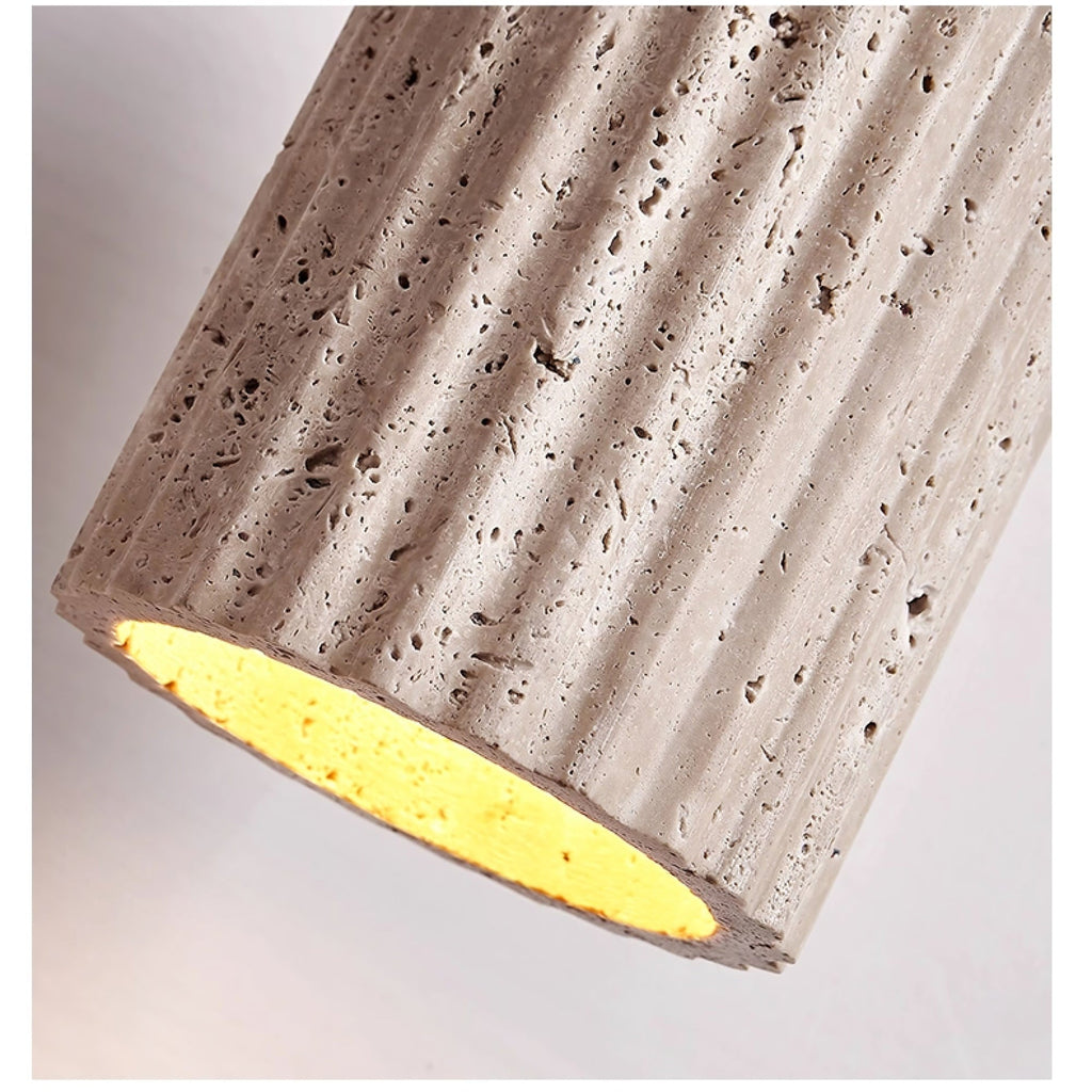 Veyrenmere Travertine Pendant Light-Moonnatur