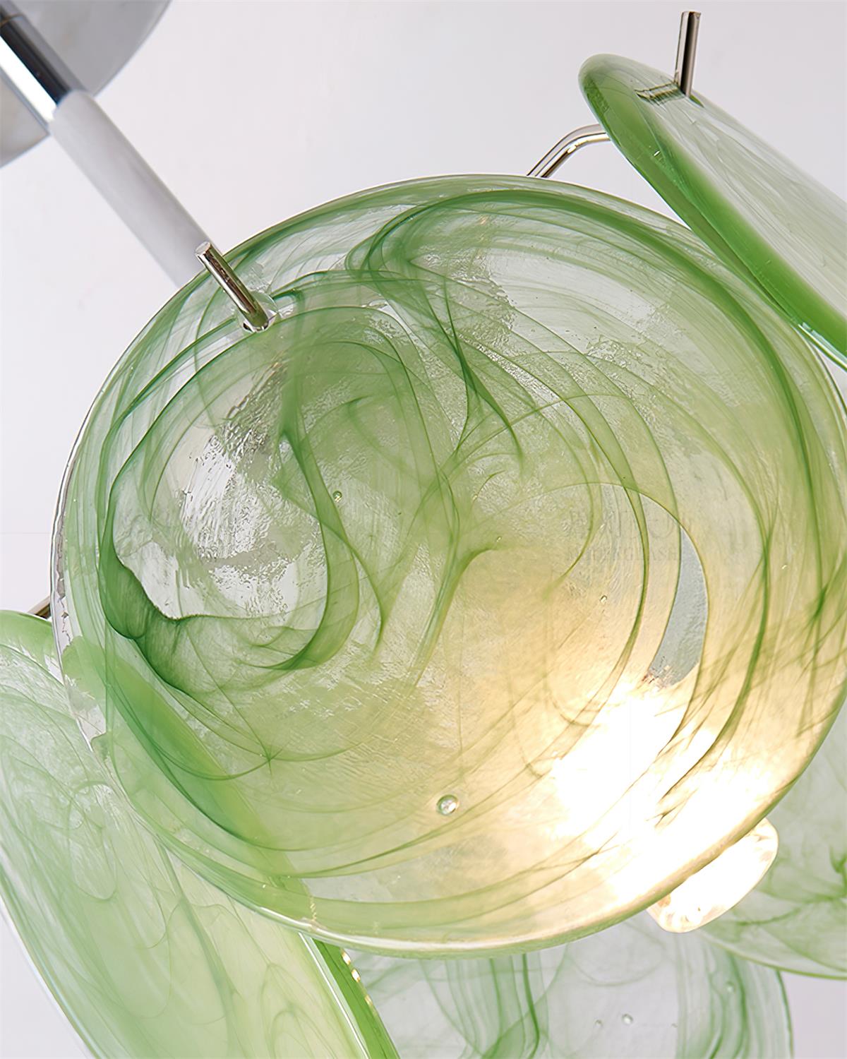 Denelora Glass Ceiling Light-Moonnatur