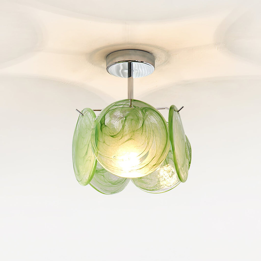 Denelora Glass Ceiling Light-Moonnatur