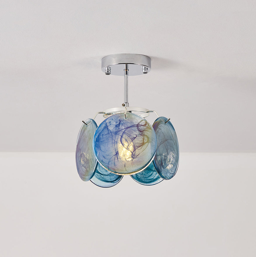 Denelora Glass Ceiling Light-Moonnatur