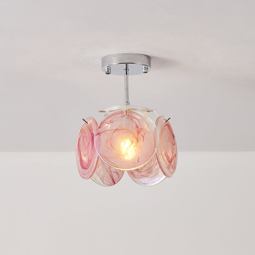 Denelora Glass Ceiling Light-Moonnatur