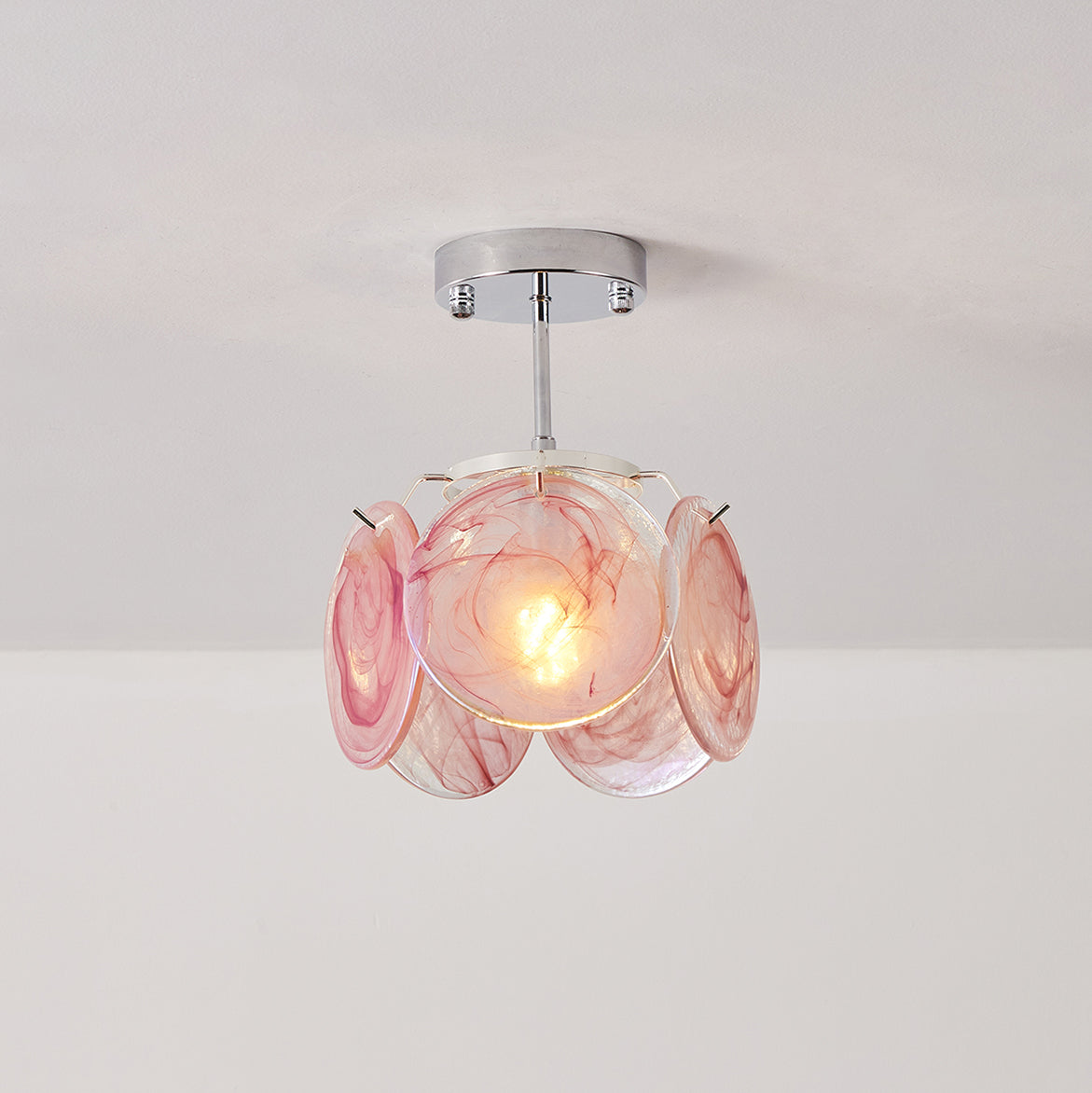 Denelora Glass Ceiling Light-Moonnatur