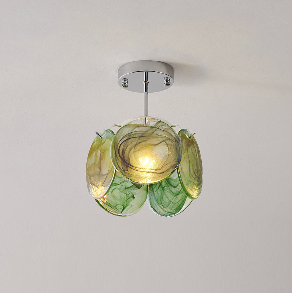 Denelora Glass Ceiling Light-Moonnatur