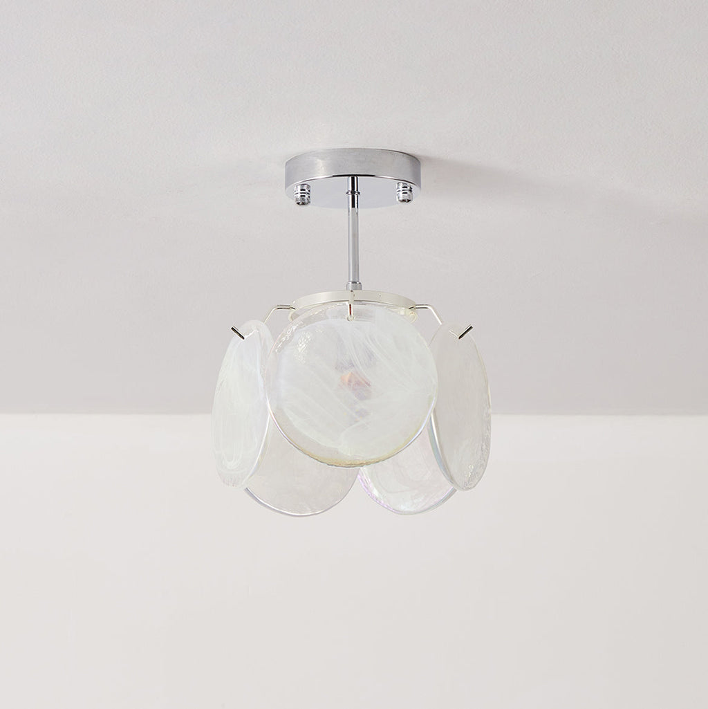 Denelora Glass Ceiling Light-Moonnatur
