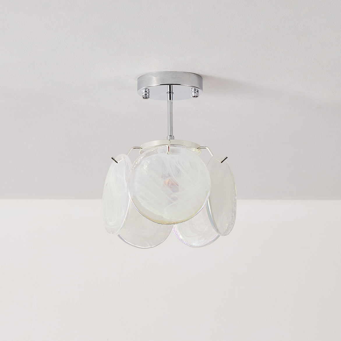Denelora Glass Ceiling Light-Moonnatur