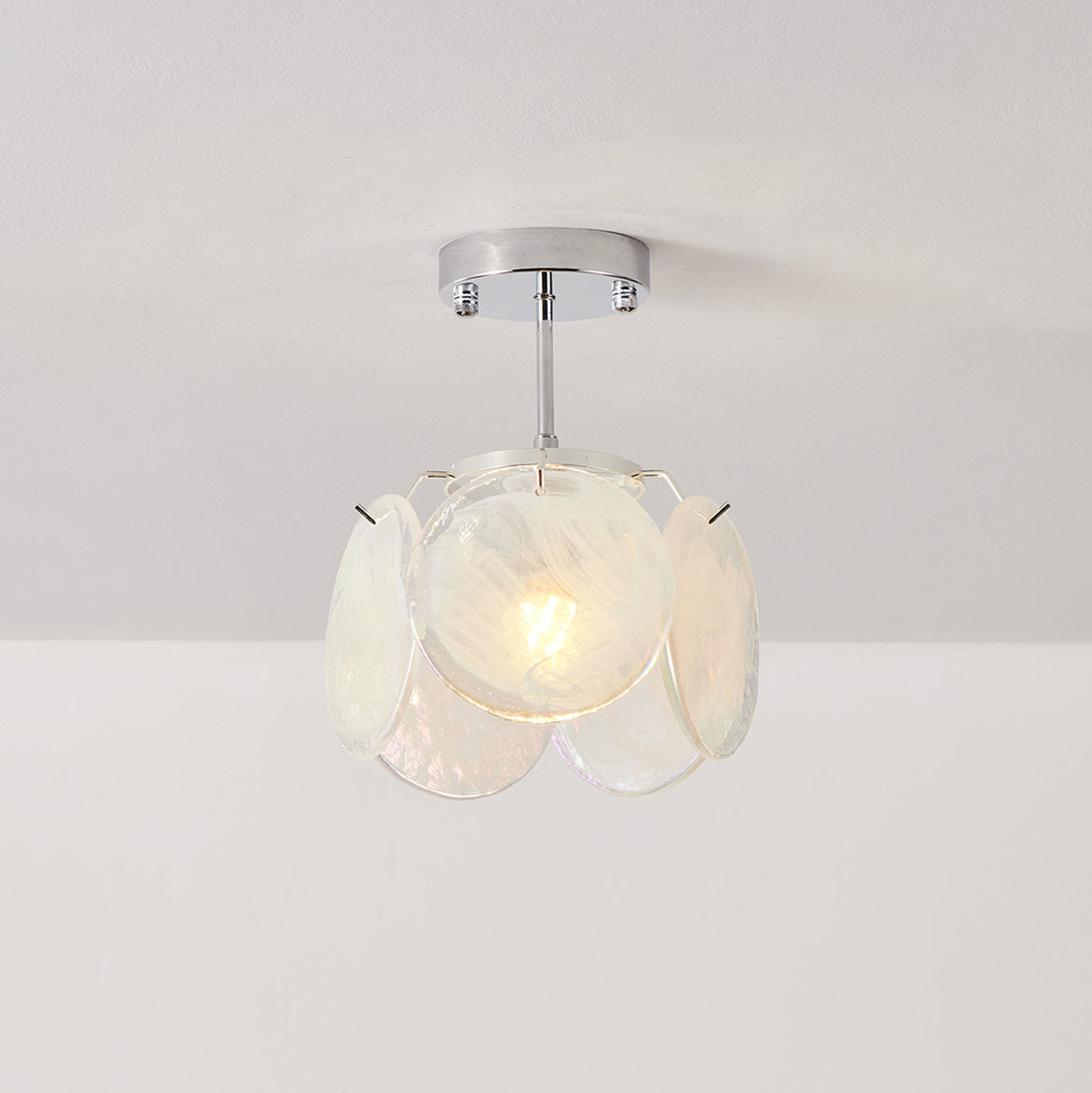 Denelora Glass Ceiling Light-Moonnatur