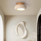 Finverwren Travertine Ceiling Light-Moonnatur