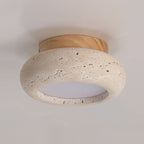 Finverwren Travertine Ceiling Light-Moonnatur