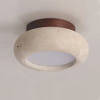 Finverwren Travertine Ceiling Light-Moonnatur