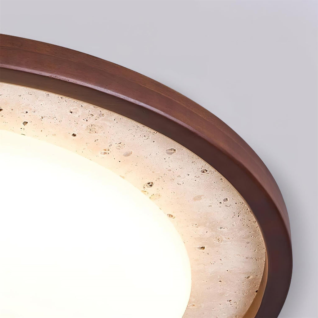 Invermoss Travertine Ceiling Light-Moonnatur