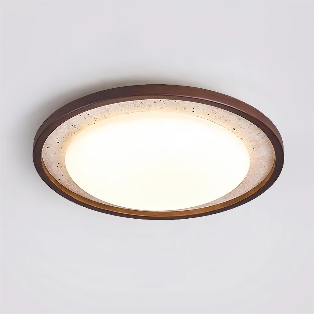 Invermoss Travertine Ceiling Light-Moonnatur