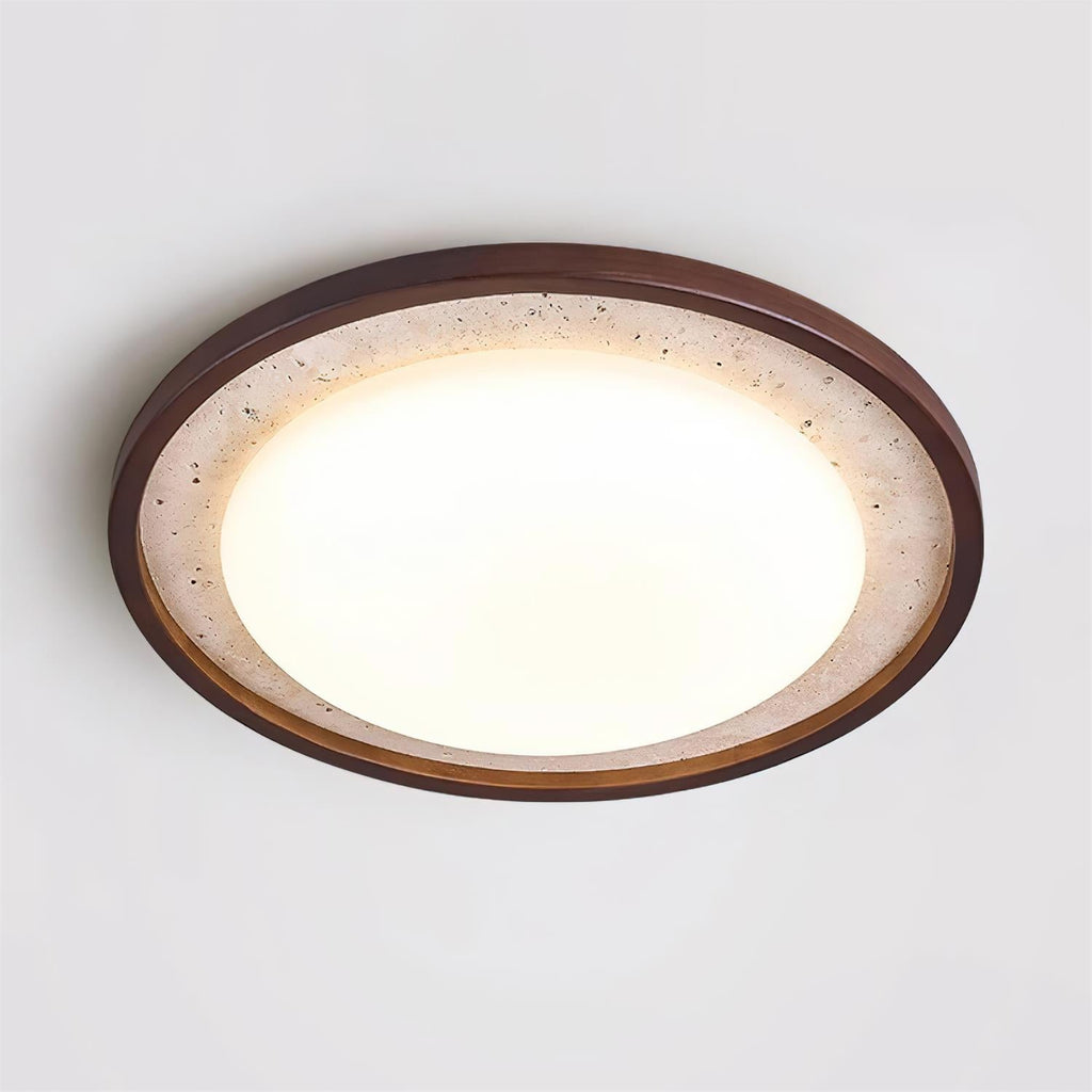 Invermoss Travertine Ceiling Light-Moonnatur