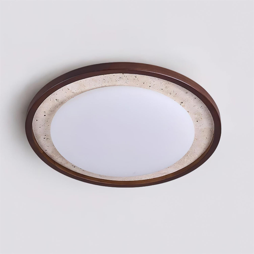 Invermoss Travertine Ceiling Light-Moonnatur