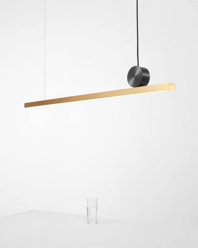 Embrora Brass Pendant Light-Moonnatur