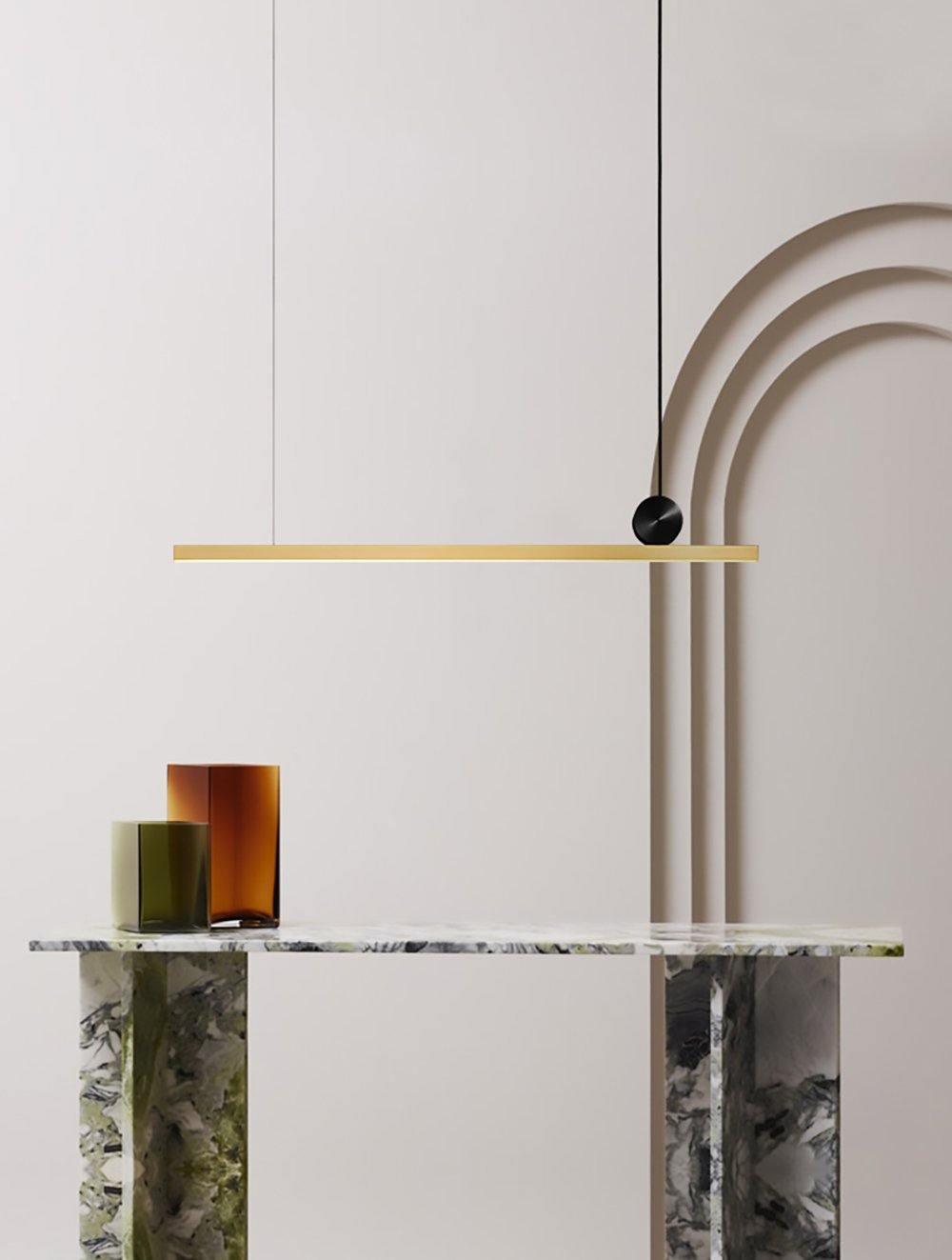 Embrora Brass Pendant Light-Moonnatur