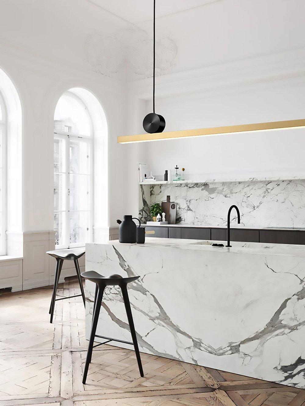 Embrora Brass Pendant Light-Moonnatur