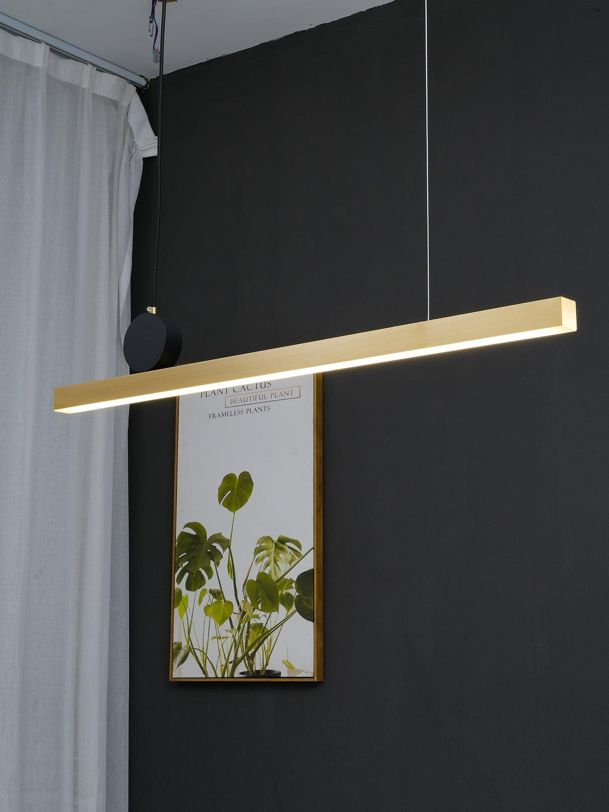 Embrora Brass Pendant Light-Moonnatur