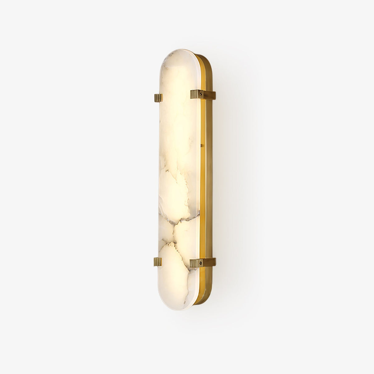 Whitenford Alabaster Wall Light-Moonnatur