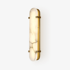 Whitenford Alabaster Wall Light-Moonnatur