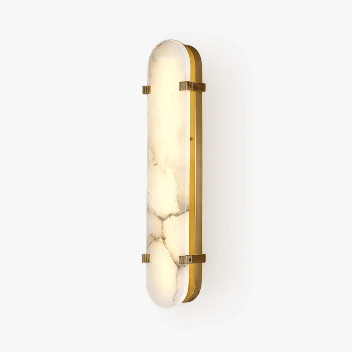 Whitenford Alabaster Wall Light-Moonnatur