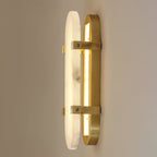 Whitenford Alabaster Wall Light-Moonnatur