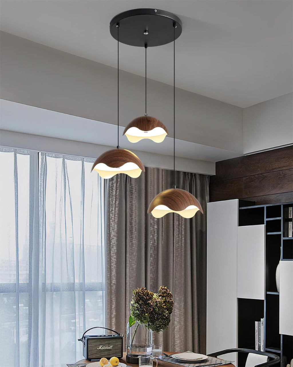 Denellynne Metal Pendant Light-Moonnatur