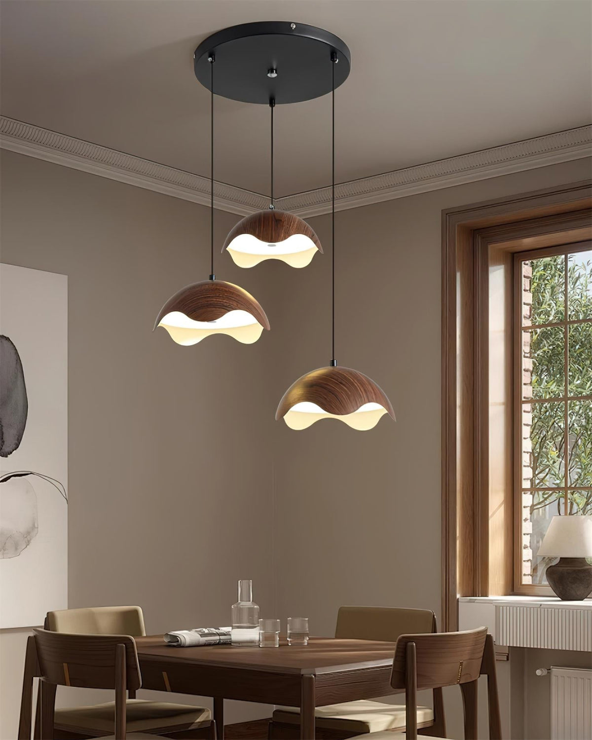 Denellynne Metal Pendant Light-Moonnatur
