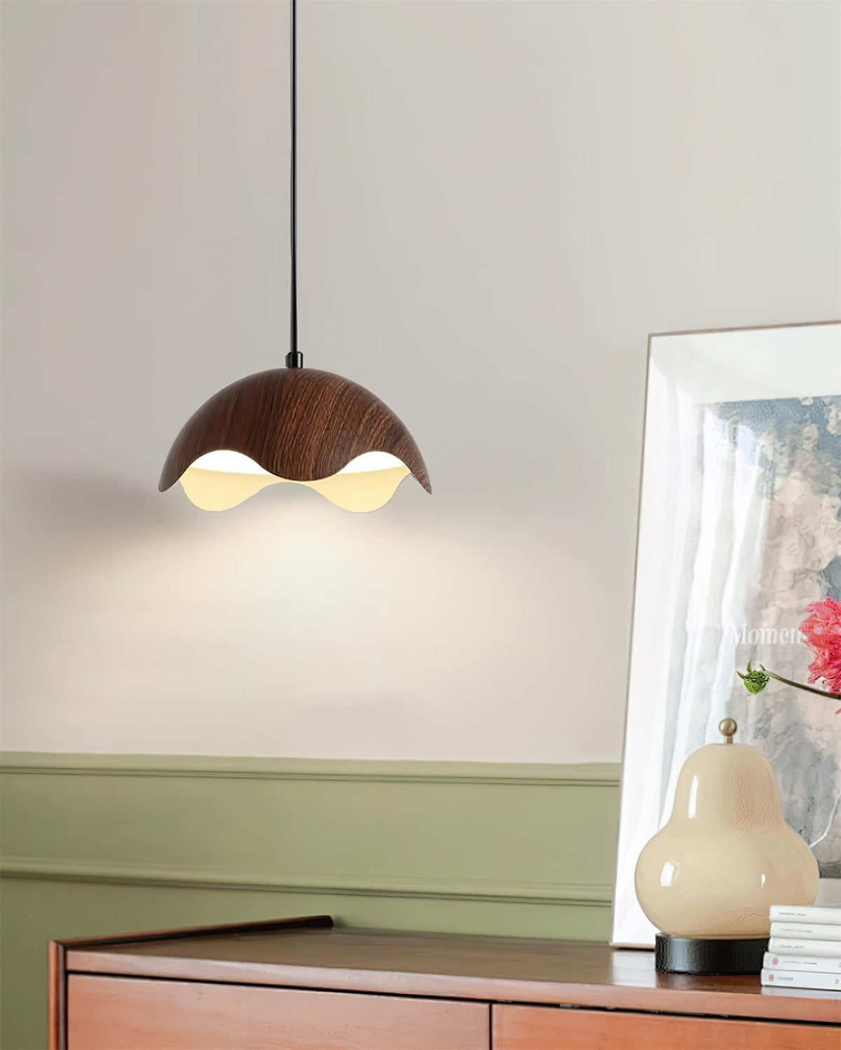 Denellynne Metal Pendant Light-Moonnatur