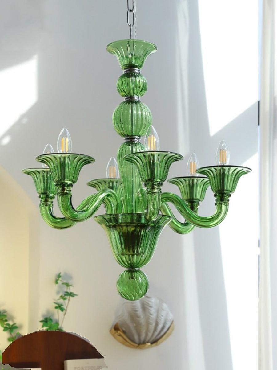 Calderis Glass Chandelier-Moonnatur