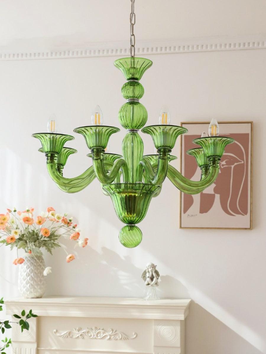 Calderis Glass Chandelier-Moonnatur