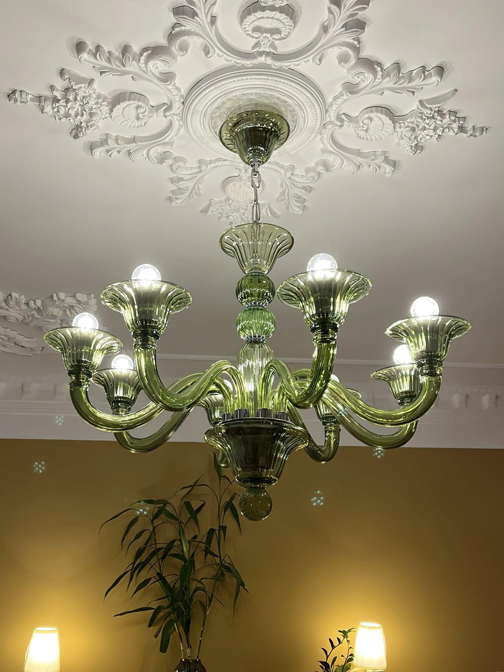 Calderis Glass Chandelier-Moonnatur